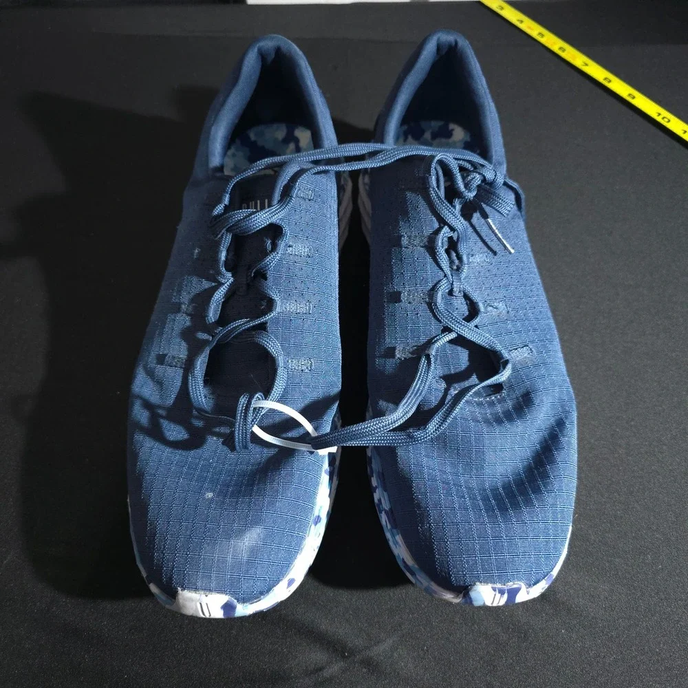 NOBULL Training Shoes Mens 14 Navy Blue Camo Sole Crossfit Gym Trainer Lifting